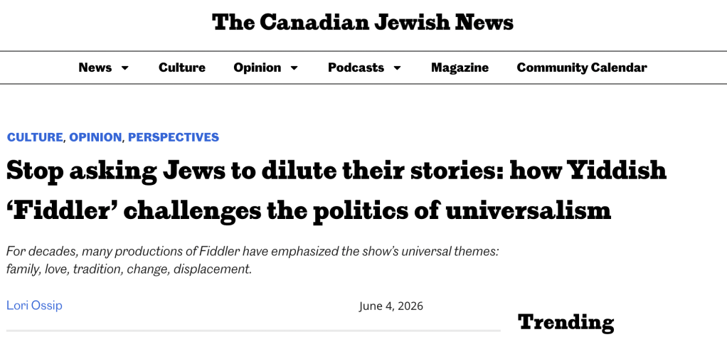 Editorial: Stop asking Jews to dilute their&nbsp;stories
